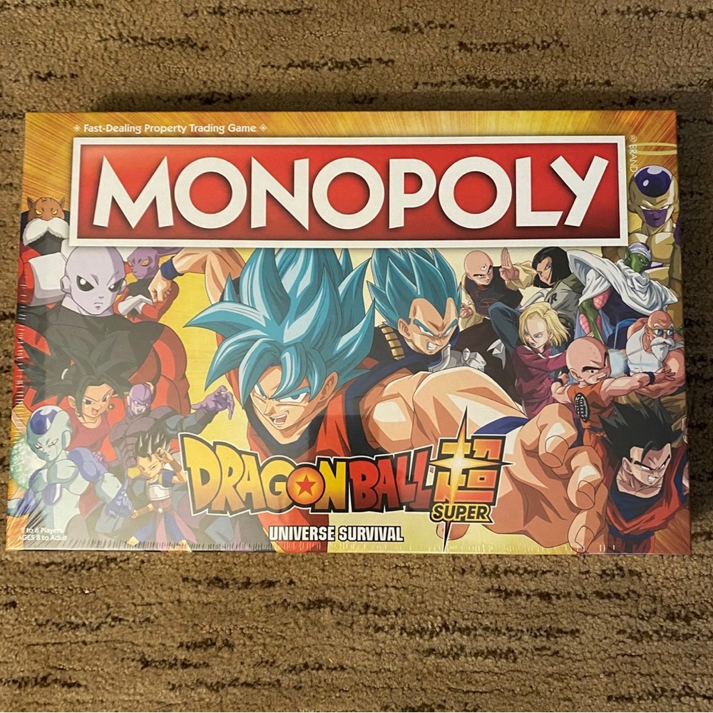 Monopoly Dragon Ball Super Edition Board Game | Brand New Sealed